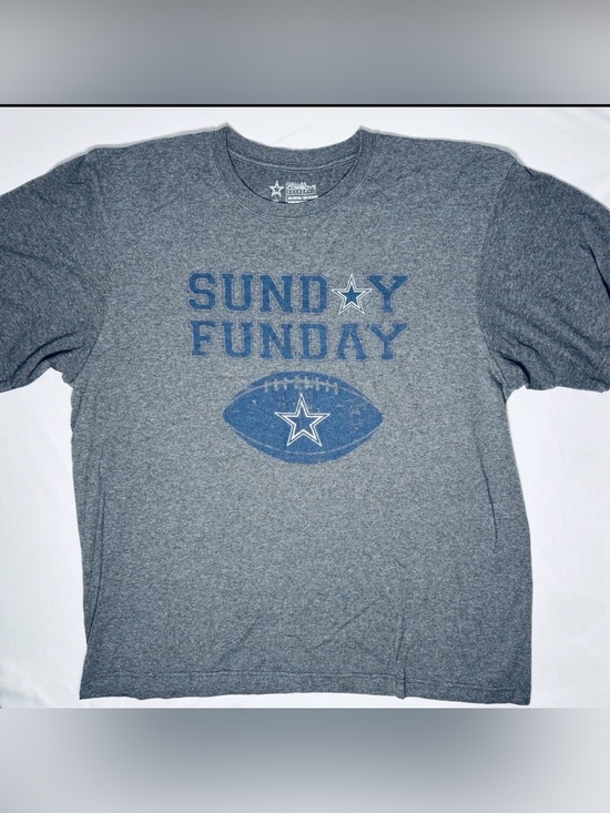 Dallas Cowboys Authentic Other - Dallas Cowboys Authentic Sunday Funday Short Sleeve T Shirt Men's XL Very Good